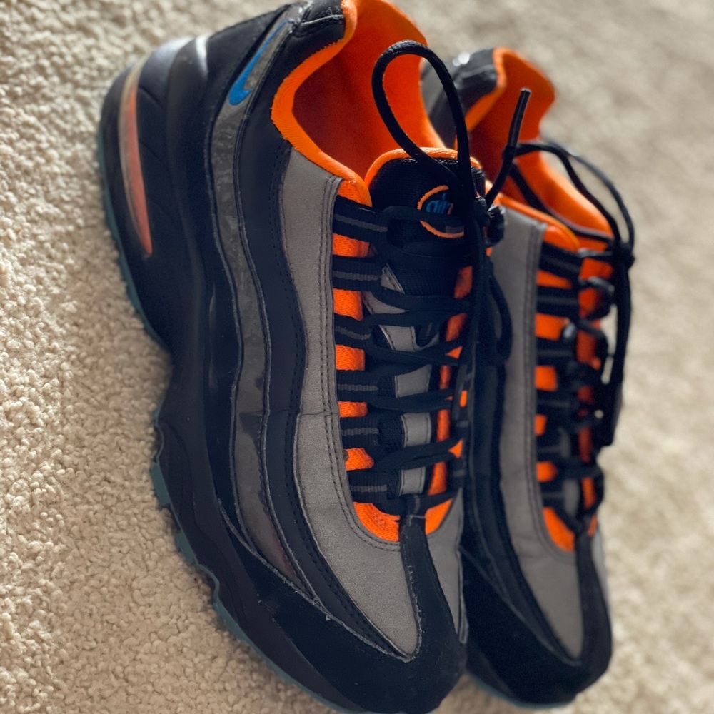 Orange, blue, black 95 Airmax
